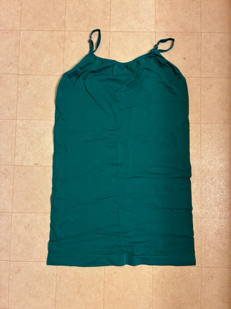 Charming Charlie Teal Spaghetti Strap Tank Top
